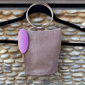 NWT Mint Market Vintage & Contemporary Rose Gold Sparkly Rhinestone Bag. Bling